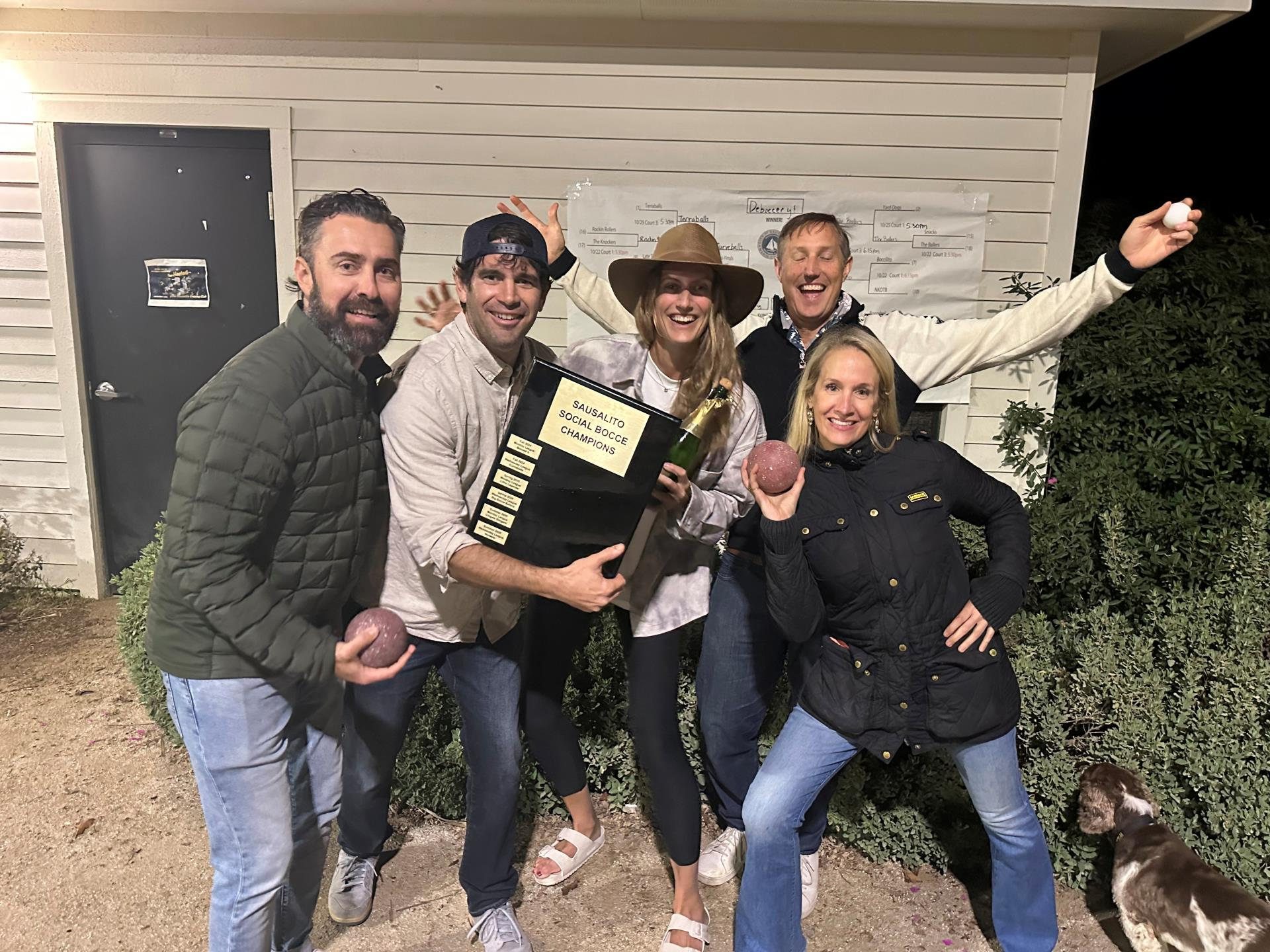 Bocce Social Wednesday League Champs: Deboccery